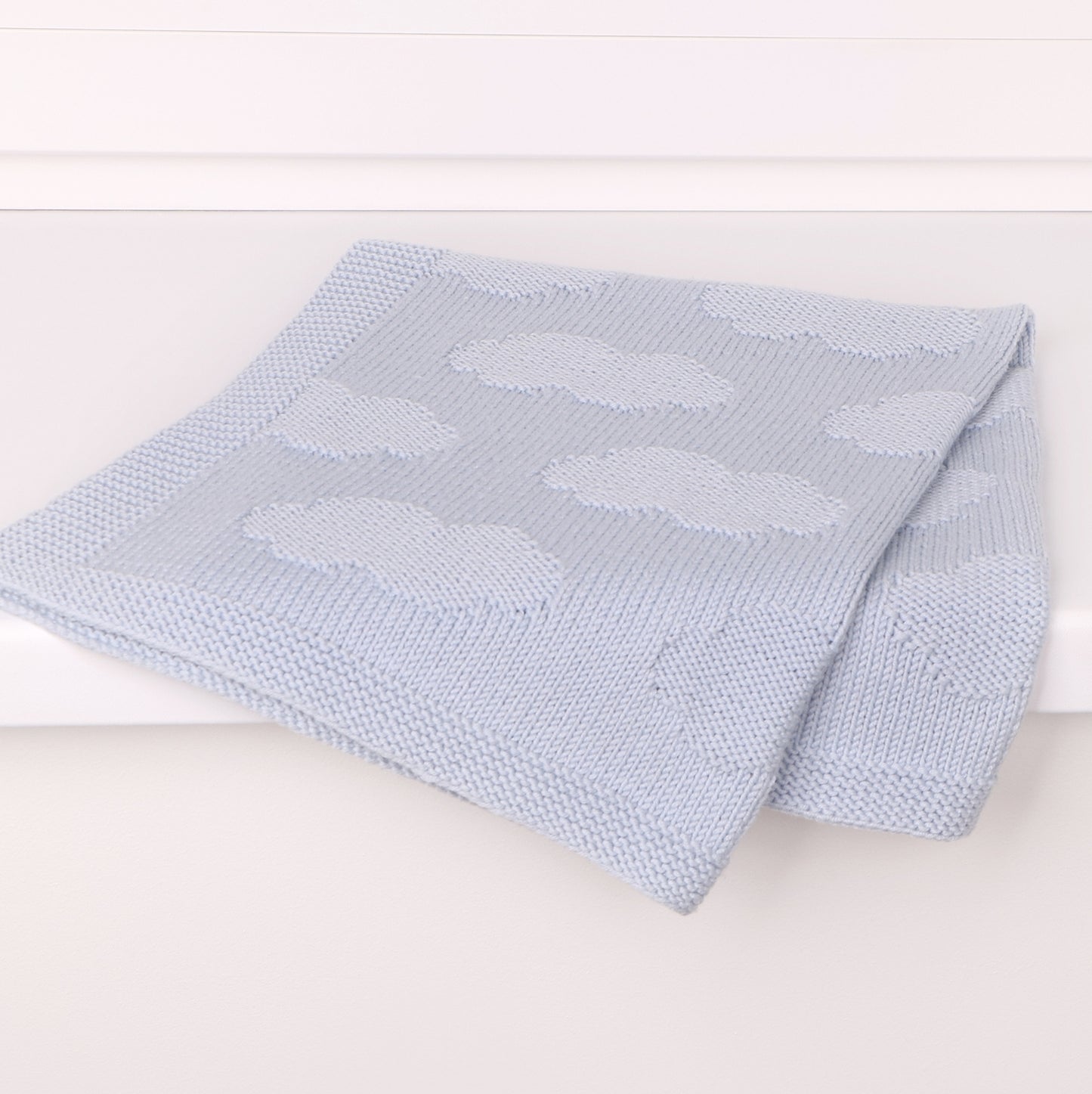Soft Clouds - Reversible Blanket Knitting Pattern (PDF)