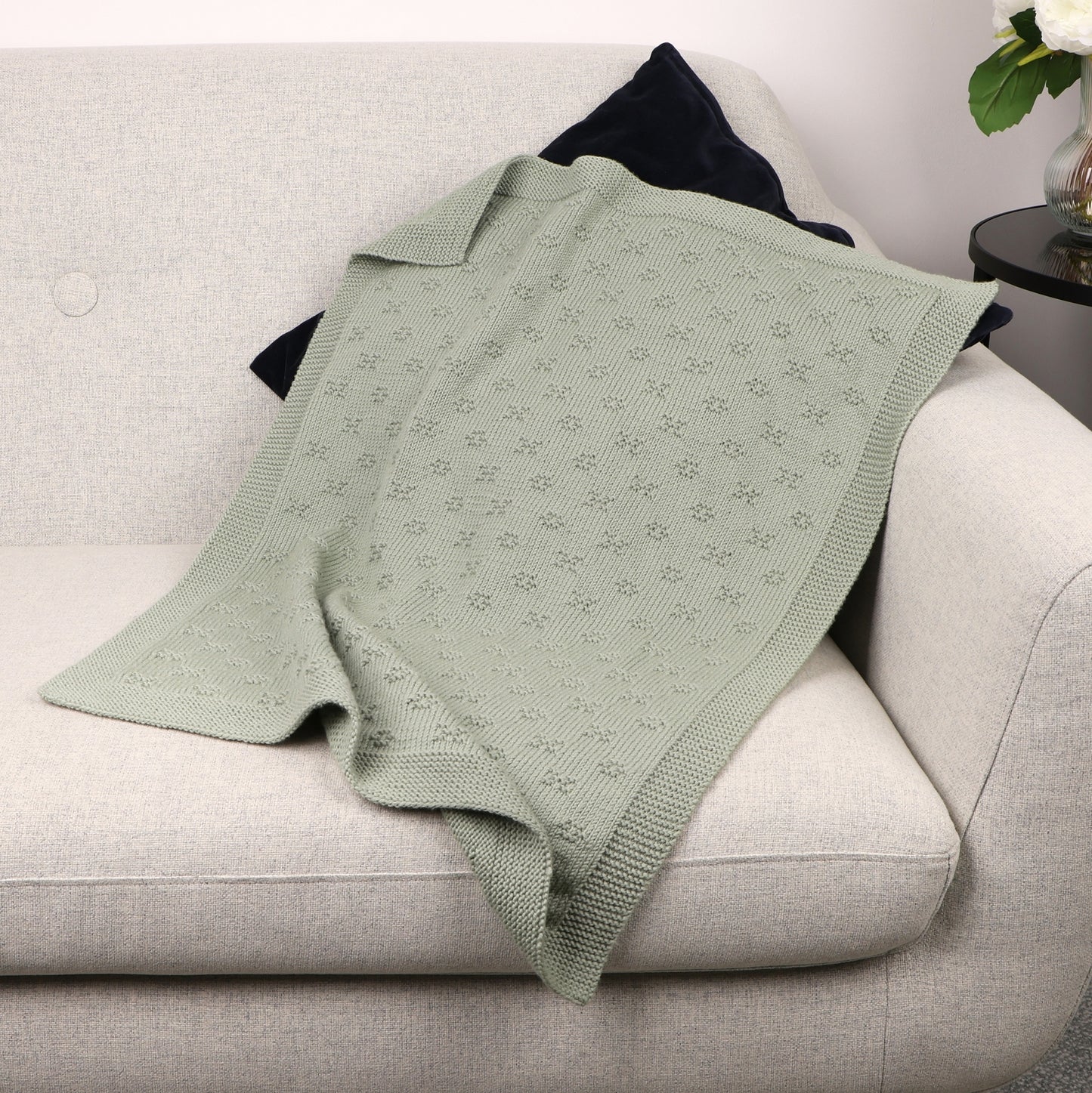 Pearl Garden - Blanket Knitting Pattern (PDF)