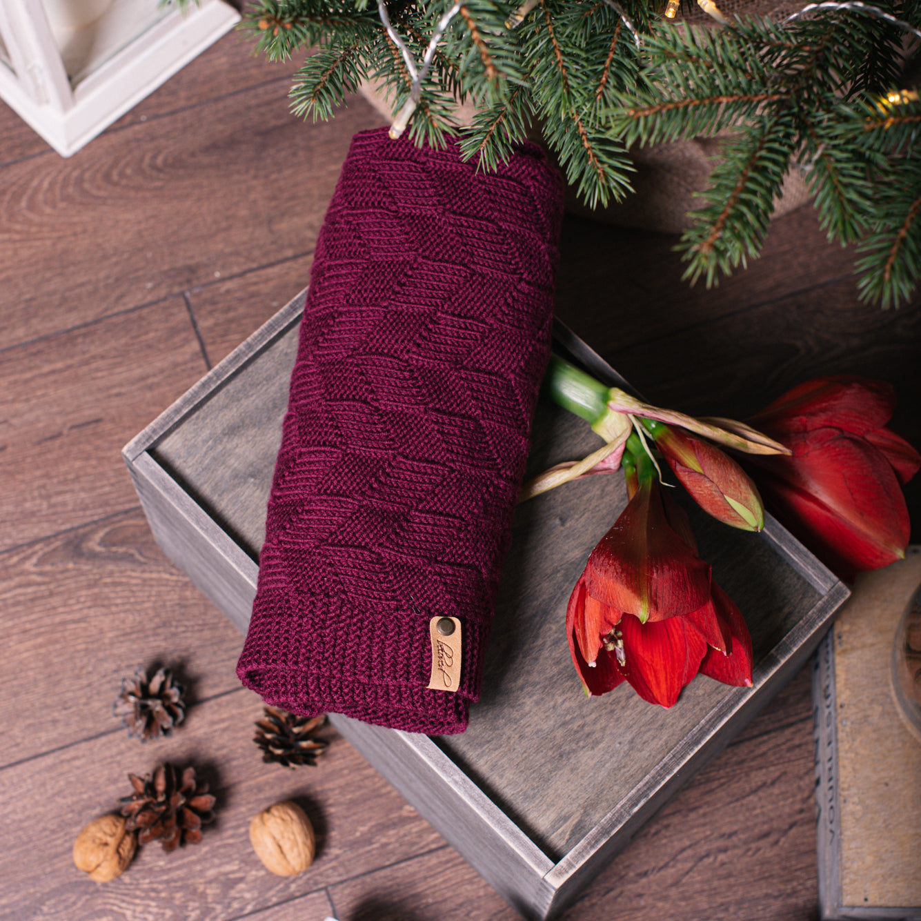 Waterfall - Reversible Blanket Knitting Pattern (PDF)