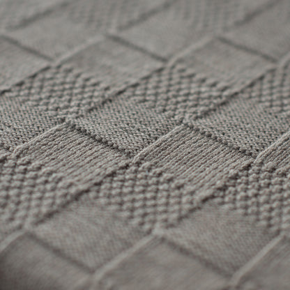 Squares - Reversible Blanket Knitting Pattern (PDF)