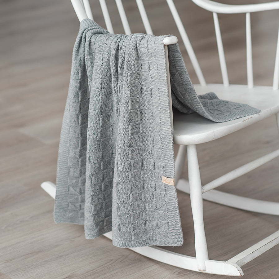 Pinwheels - Reversible Blanket Knitting Pattern (PDF)