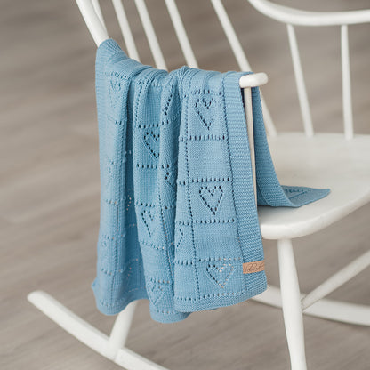 Hearts - Blanket Knitting Pattern (PDF)