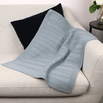 Beauty in Simplicity - Reversible Blanket Knitting Pattern (PDF)