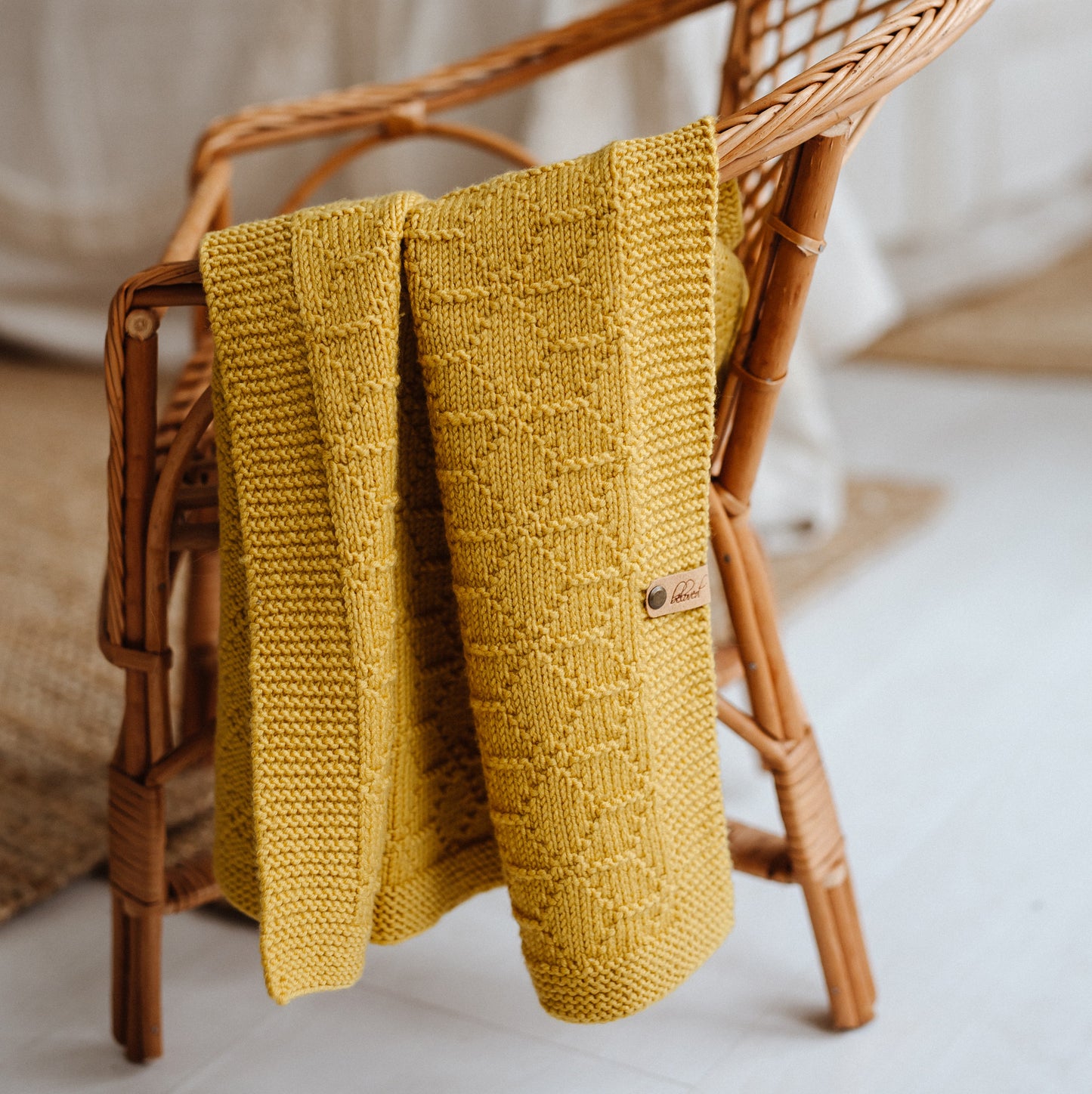 Snowflakes - Blanket Knitting Pattern (PDF)