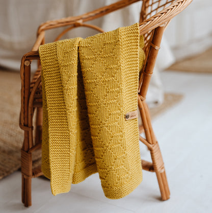 Snowflakes - Blanket Knitting Pattern (PDF)