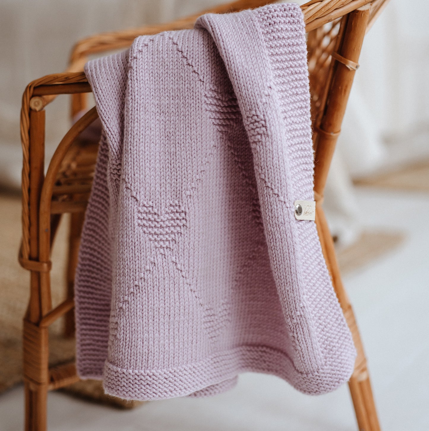 From Heart to Heart - Blanket Knitting Pattern (PDF)