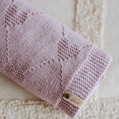 From Heart to Heart - Blanket Knitting Pattern (PDF)