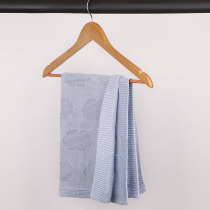 Soft Clouds - Reversible Blanket Knitting Pattern (PDF)