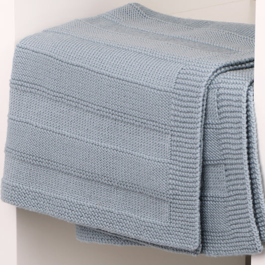 Beauty in Simplicity - Reversible Blanket Knitting Pattern (PDF)