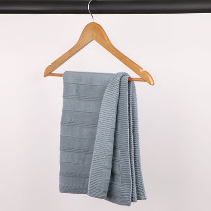 Beauty in Simplicity - Reversible Blanket Knitting Pattern (PDF)