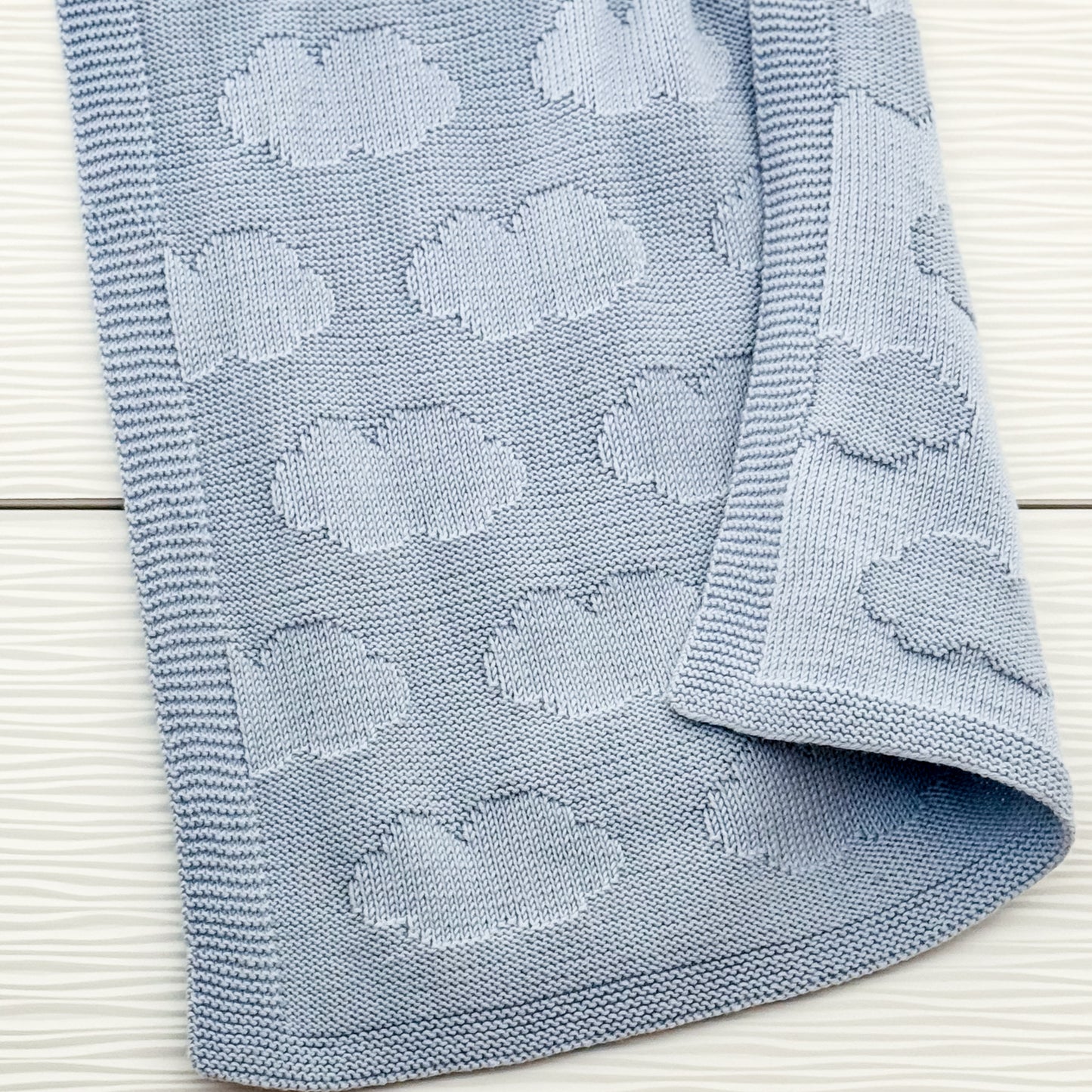 Soft Clouds - Reversible Blanket Knitting Pattern (PDF)