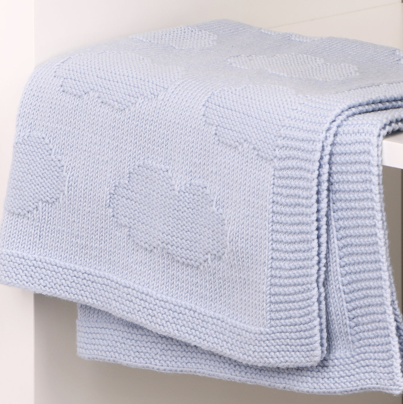 Soft Clouds - Reversible Blanket Knitting Pattern (PDF)