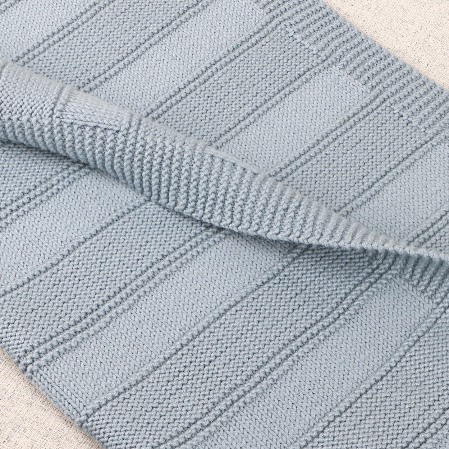 Beauty in Simplicity - Reversible Blanket Knitting Pattern (PDF)