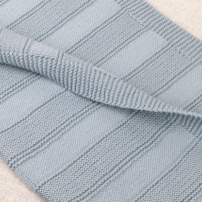 Beauty in Simplicity - Reversible Blanket Knitting Pattern (PDF)