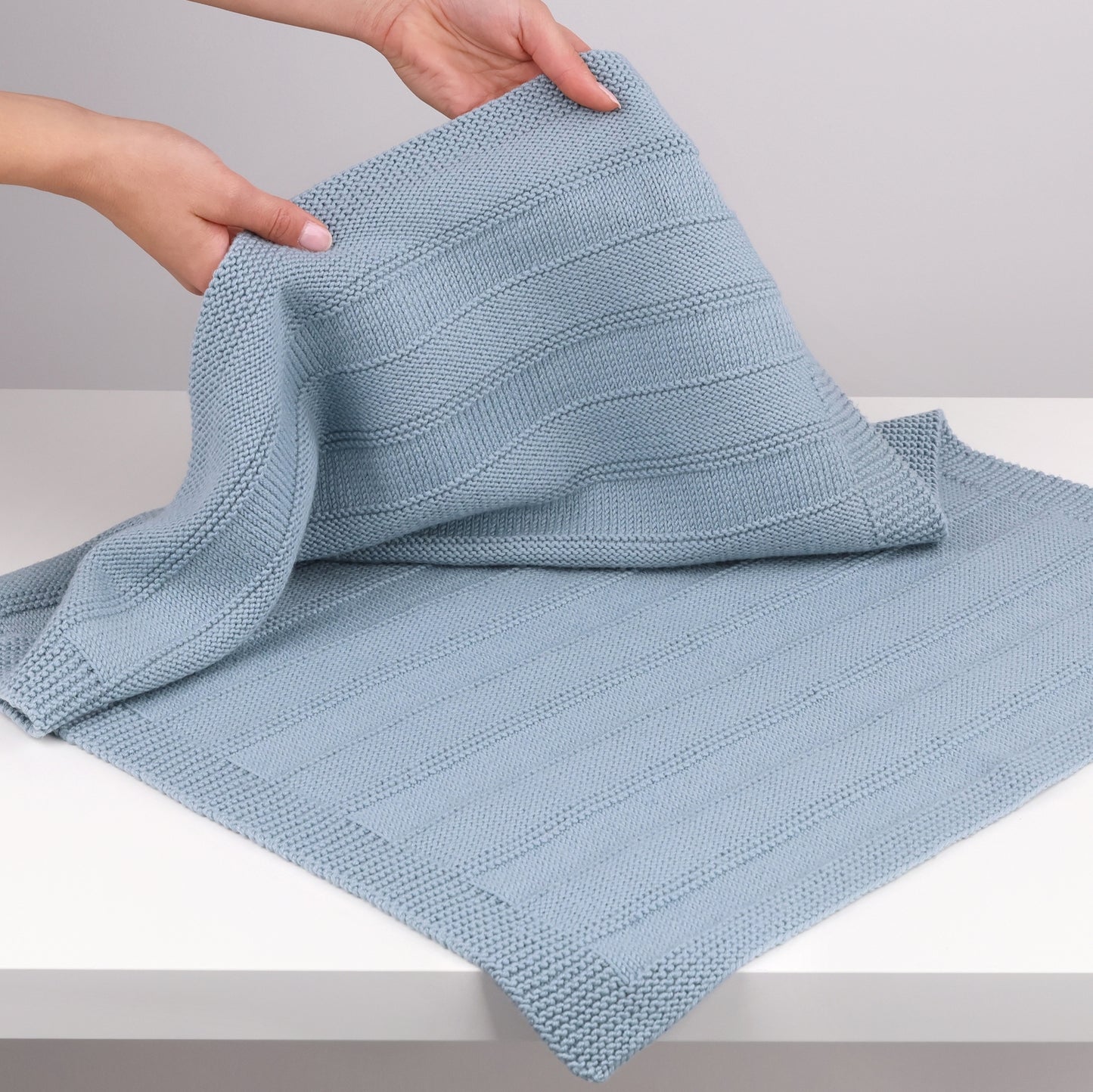 Beauty in Simplicity - Reversible Blanket Knitting Pattern (PDF)