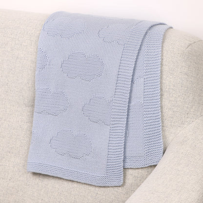 Soft Clouds - Reversible Blanket Knitting Pattern (PDF)