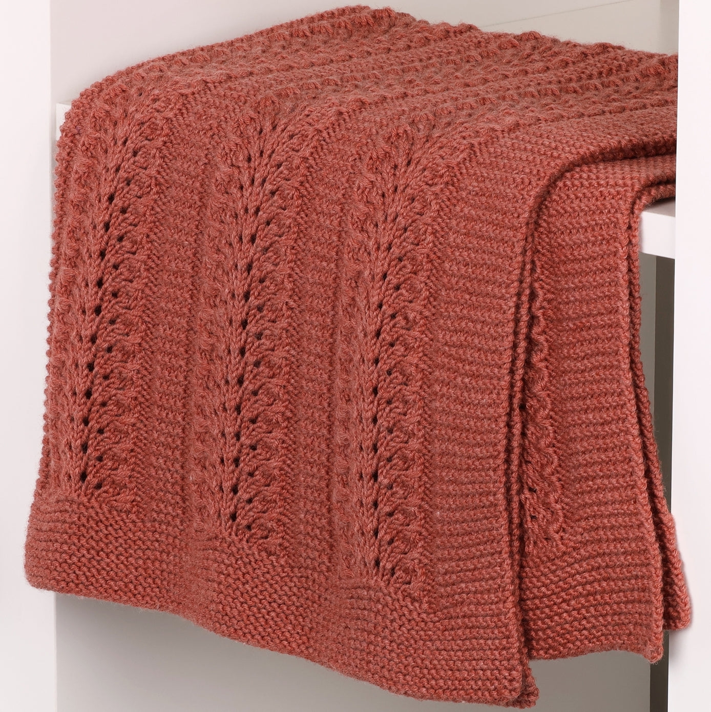 Feather Dance - Blanket Knitting Pattern (PDF)