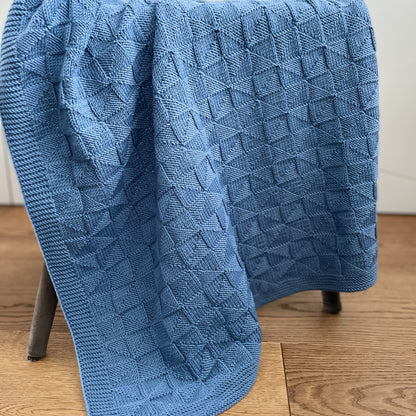 Pinwheels - Reversible Blanket Knitting Pattern (PDF)