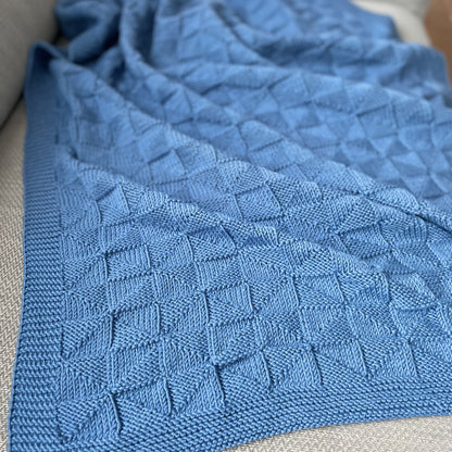 Pinwheels - Reversible Blanket Knitting Pattern (PDF)