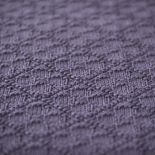 Flower Blossoms - Reversible Blanket Knitting Pattern (PDF)