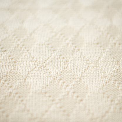 Diamonds - Reversible Blanket Knitting Pattern (PDF)