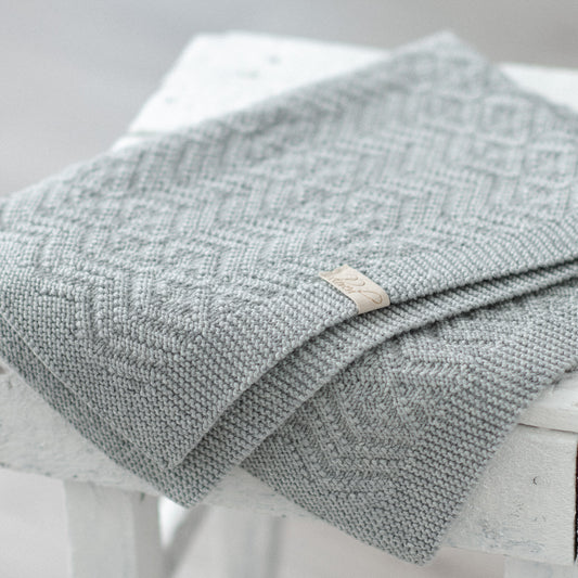 Zig Zag - Reversible Blanket Knitting Pattern (PDF)