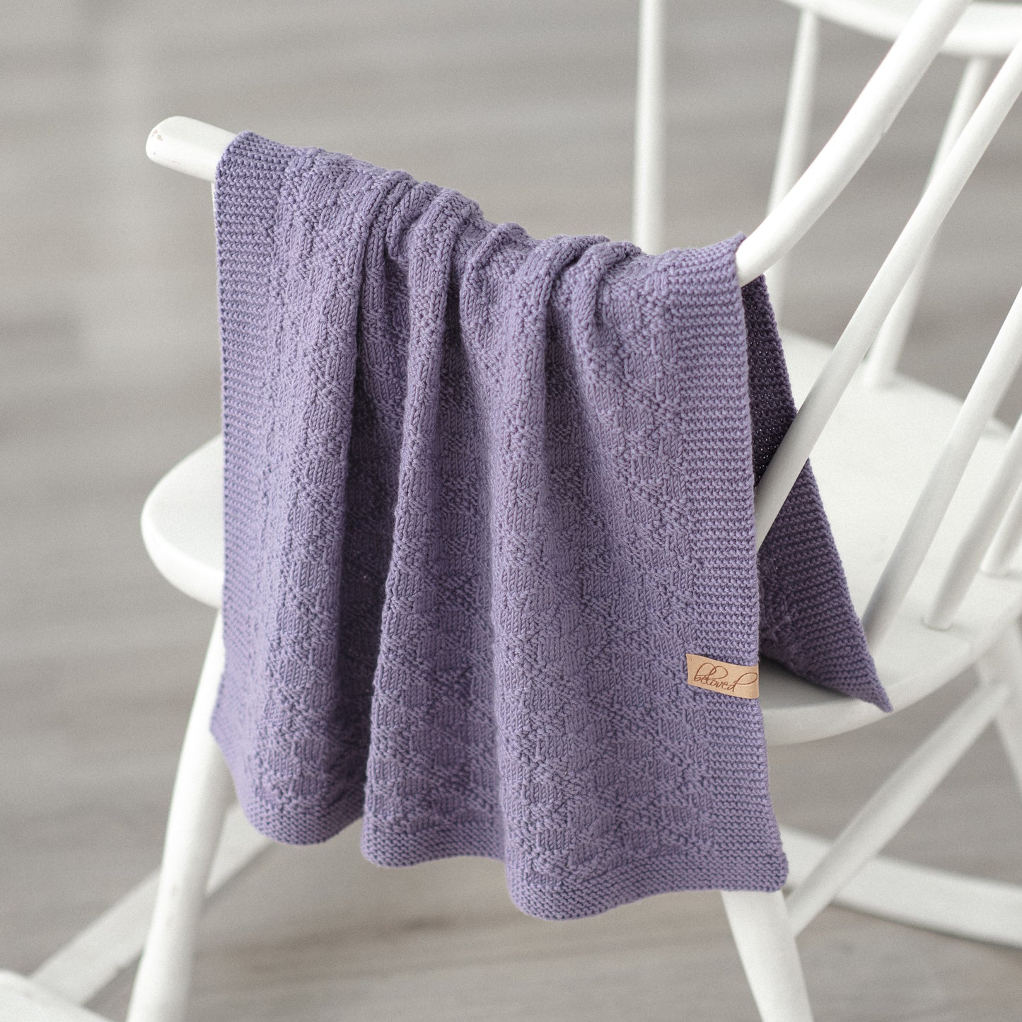 Flower Blossoms - Reversible Blanket Knitting Pattern (PDF)