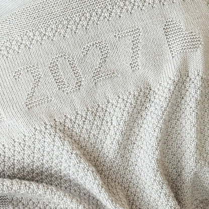Baby's First Year 2027 - Baby Blanket Knitting Pattern (PDF)