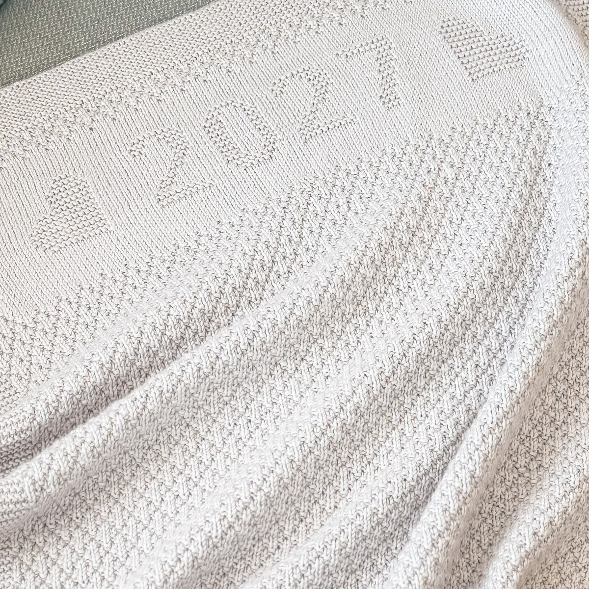Baby's First Year 2027 - Baby Blanket Knitting Pattern (PDF)