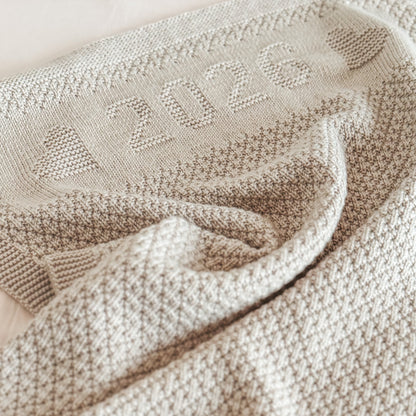 Baby's First Year 2026 - Blanket Knitting Pattern (PDF)