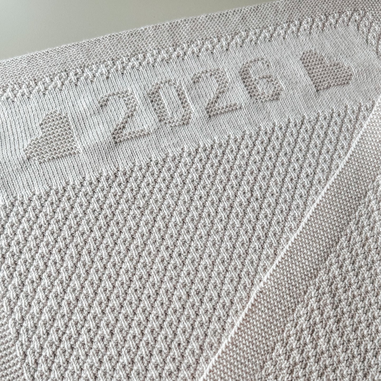 Baby's First Year 2026 - Blanket Knitting Pattern (PDF)